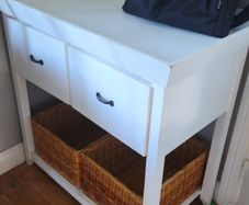 baby changing table