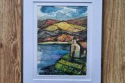 Vibrant Landscapes &amp; Imaginative Portraits - A5 Framed Mixed Media Collection 1