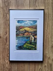 Vibrant Landscapes & Imaginative Portraits - A5 Framed Mixed Media Collection 1