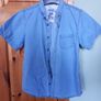 "Rebel"  Light Blue Denim Shirt. Age 12-13 Image 4
