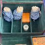 Rare Vintage Chinese Mahjong Set 144 Bakelite Tiles, Accessories and Key . Kiu Yih Case Image 3