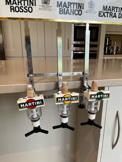 Martini Bar Man Cave Stand Alcohol Liquor Optic Spirit Dispenser