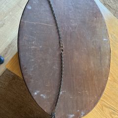 oval mahogany
