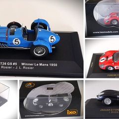 Diecast Model Le Mans Winning Talbot-Lago, Jaguar & Ford - IXO 1:43