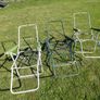 Garden Folding chairs 3x Image 2