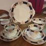 Antique Tea Service Bone China Hand Painted 10 Settings Image 3