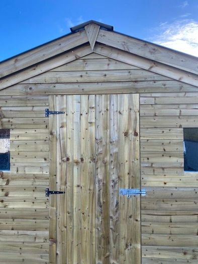 Premium Rustic Timber Garden Sheds | Steel Roof
