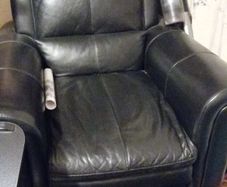 leather armchair
