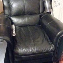 leather armchair
