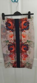 Next floral pencil skirt