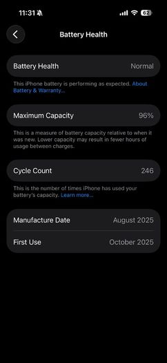 iPhone 17 Pro 256GB, Cosmic Orange, Excellent Condition