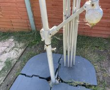 large Parasol needs repair and new cover