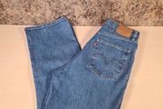 LEVIS RIBCAGE STRAIGHT Blue denim jeans stretchy Size W30 L27  women girls