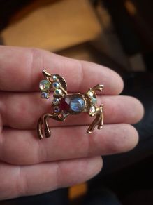 Nice Vintage 1950's/60's Horse Brooch