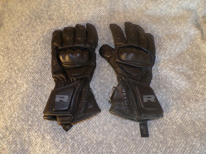 Richa Waterproof Leather Racing Gloves Black - L