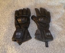 Richa Waterproof Leather Racing Gloves Black - L