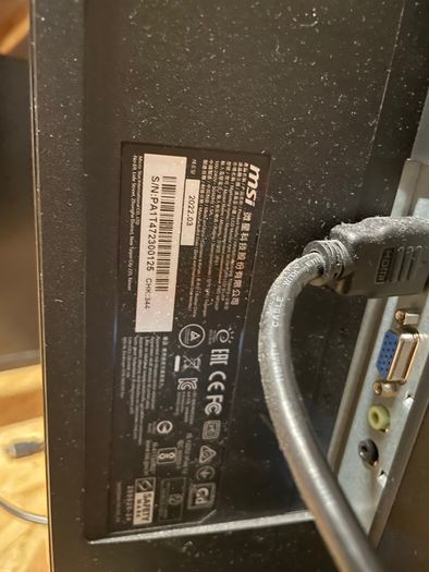 MSI Pro MP242P 23.8 inch Full HD Eye Care Monitor Fully Adjustable Stand