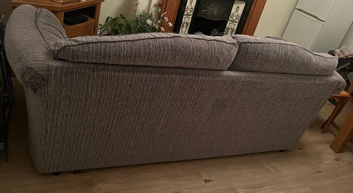 grey 2 seater sofa