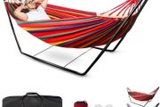 2 Seater Outdoor Hammock Swing Bed Garden Camping