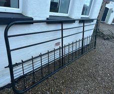 Gate Galvanised & Painted with low grid 12x4ft.