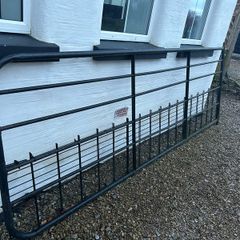 Gate Galvanised & Painted with low grid 12x4ft.