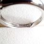 18ct white gold diamond ring 3 stones Image 8