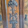 Antique Spanish Sideboard with Intricate Carvings Image 4