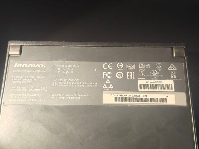 Lenovo Thinkpad Tablet Dock
