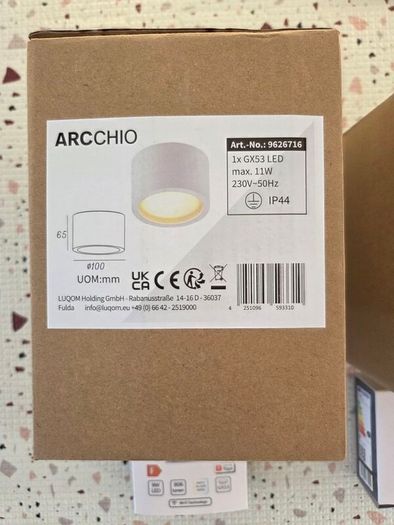 Downlights Arcchio White & Smart Tunable Light Luumr x 3