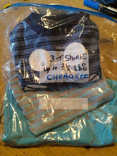 Baby boys Cherokee T. Shirts.