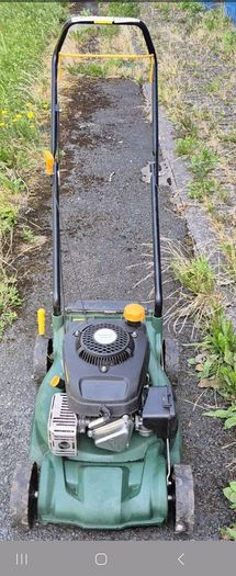 petrol lawnmower