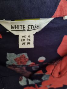White Stuff Floral Shirt Size 18
