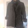 Heavy black coat UK 12 Image 2