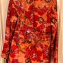 Lightweight Floral Above-the-Knee Statement Jacket Image 6