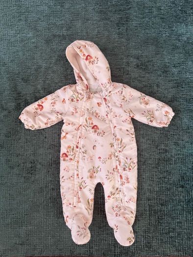 Next baby hooded pramsuit