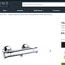 Thermostatic Bar Shower Valve | Round, Chrome Image 2