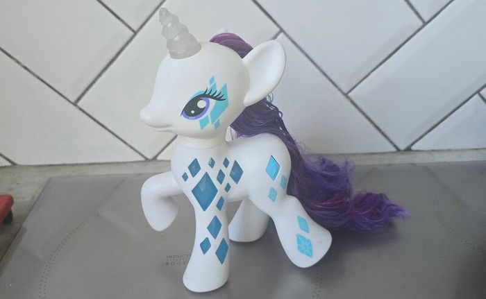 Large Light up Rarity Cutie Mark Magic Glamour Glow - 7 inch MLP G4 My Little Pony 2014