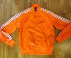 Adidas Originals x Pharrell Williams Orange Track Top Jacket (M)