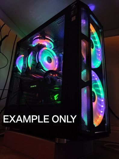 PC Case E-ATX 6 RGB Fans + Fan Controller