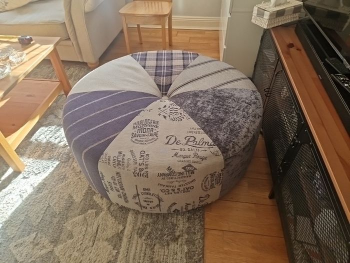 extra large round puff