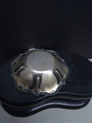 Vintage 800 Silver Small Floral Bowl / Dish 21.8g