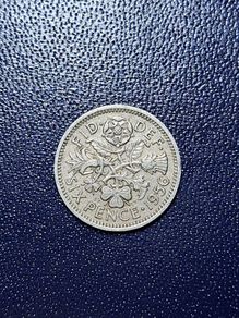 United Kingdom Six pence coin
