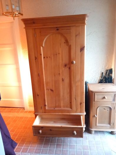 Wardrobe (single) And Bedside Locker