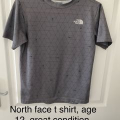 Boys north face t shirt