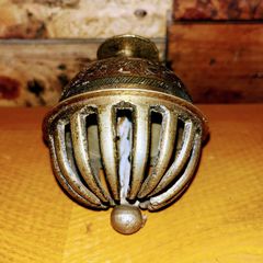 vintage brass claw bell