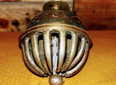 vintage brass claw bell