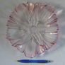 2 Mikasa Art Glass Tulip Pattern Plates Image 8