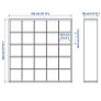 Ikea Kallax Unit with accessories Image 2