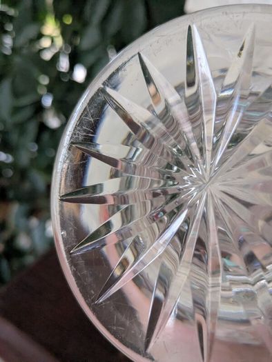 Waterford crystal rare flower shape vase