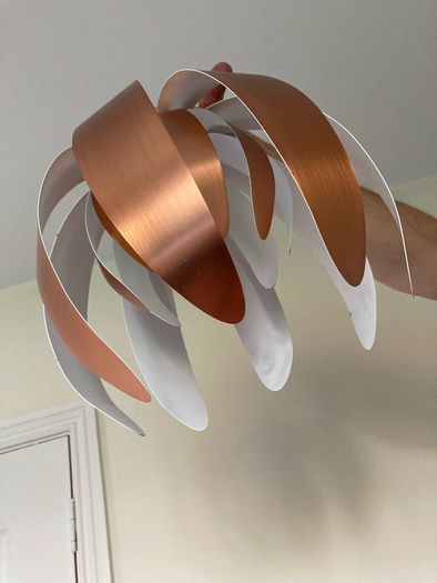 copper lampshade